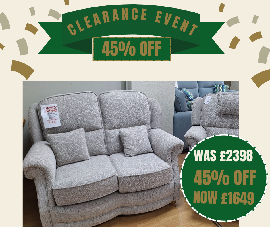 2 Seater Sofa With Recliner Chair 